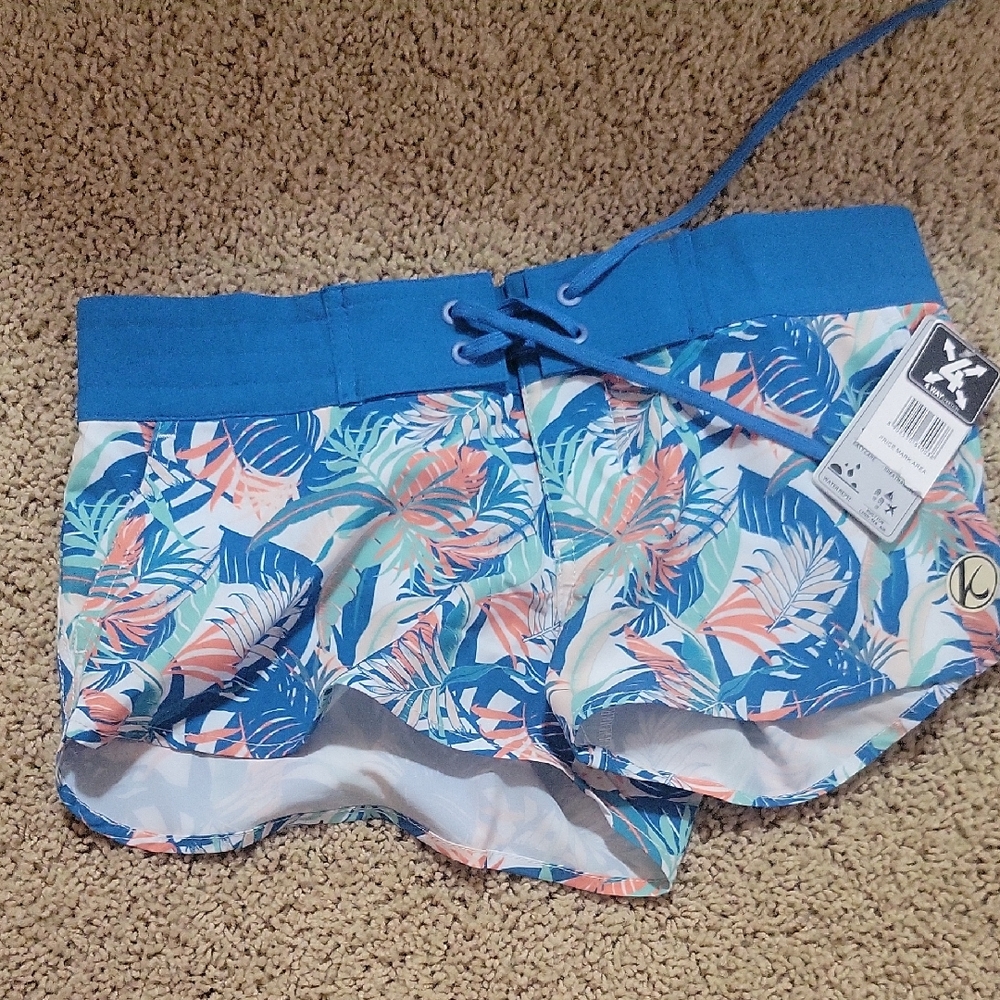 Women's Blue Athletic Shorts